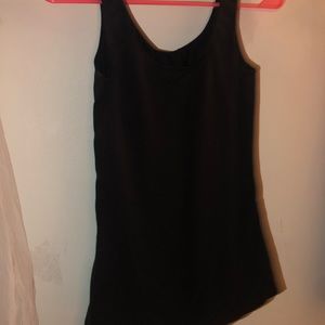 Black tank top